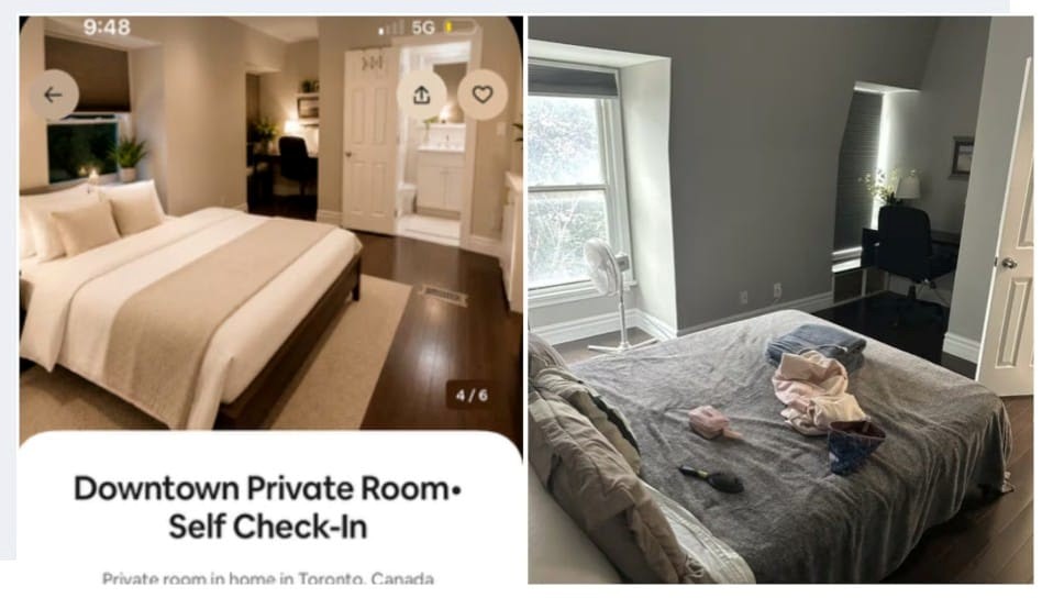 Exemple réel d'une optimisation de photo par IA sur une annonce Airbnb